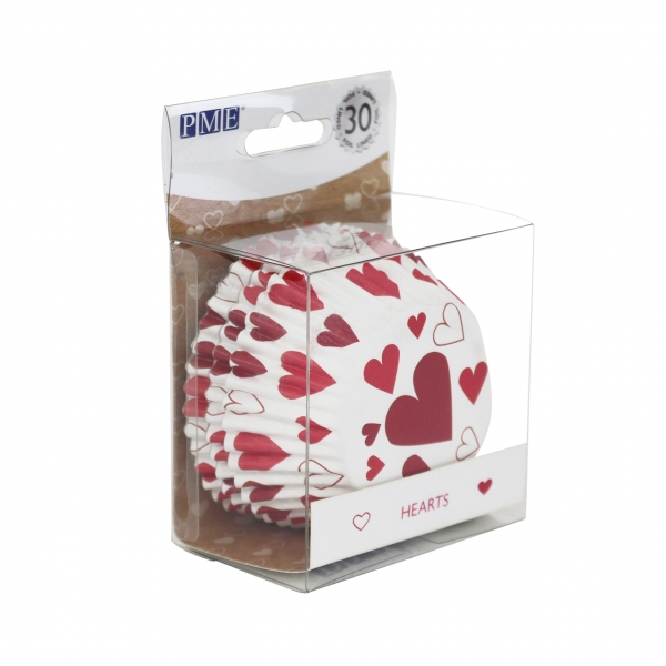 Cupcake Baking Cases - Hearts